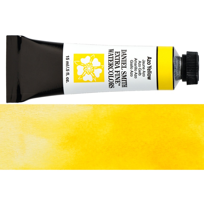 Daniel Smith Extra Fine Watercolor, 15 mL, Azo Yellow