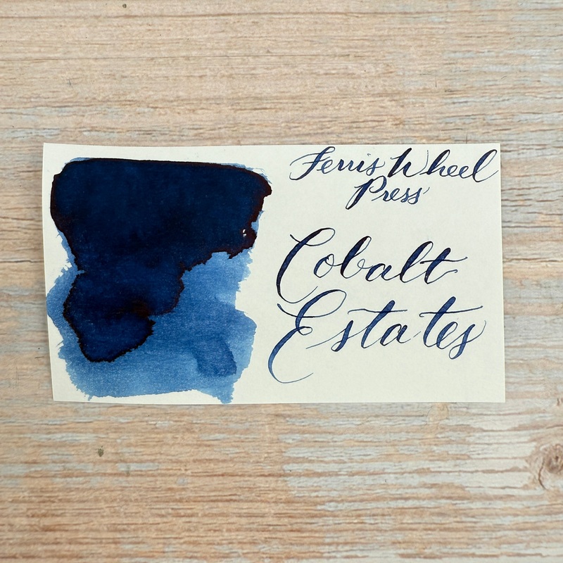 Ferris Wheel Press – Cobalt Estates – 38ml Bottled Ink (Special Edition) 38ml