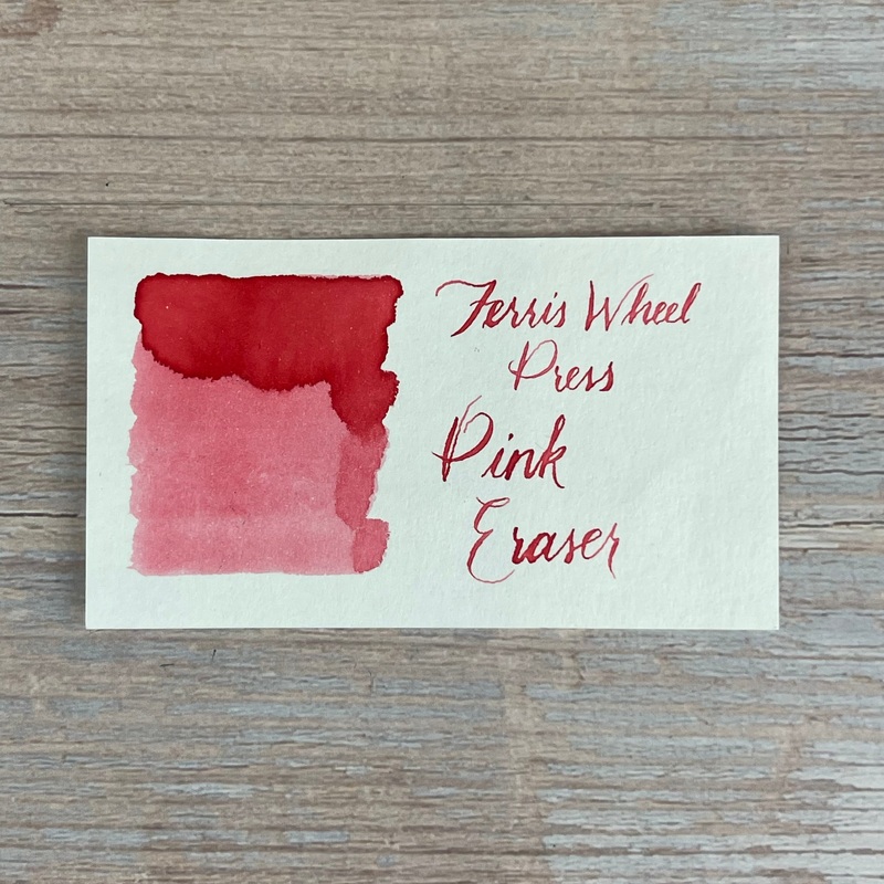 Ferris Wheel Press Pink Eraser – 38ml bottled Ink 38ml