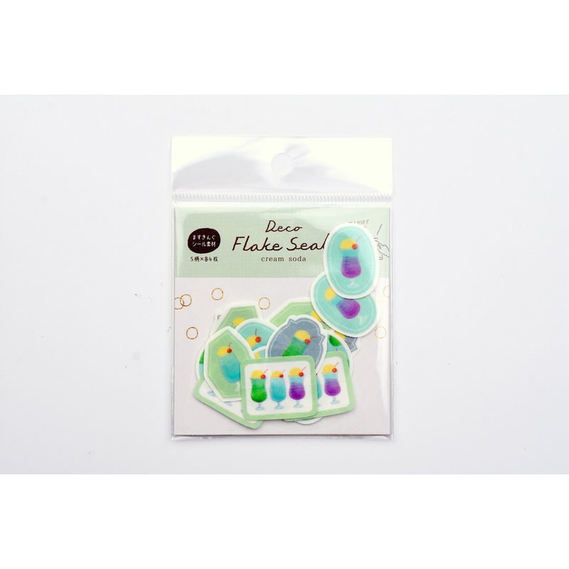 Furukawa Paper Deco Flake Sticker – Cream Soda
