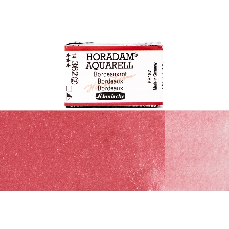 Horadam Watercolor Full Pan, #362 Bordeaux