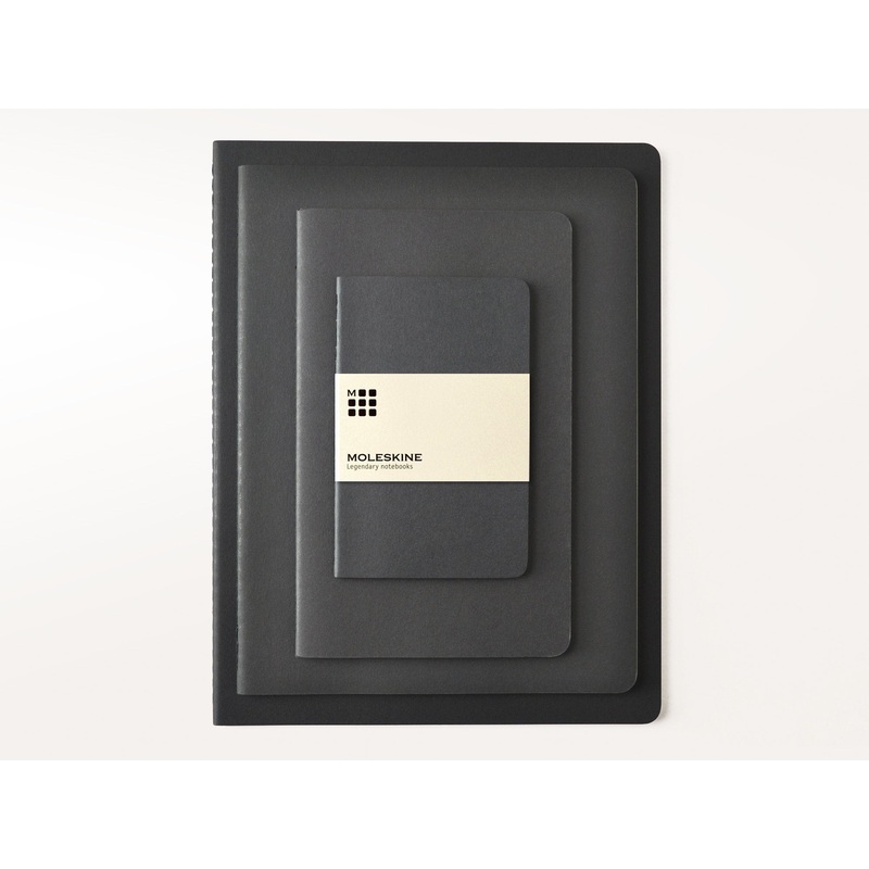 Moleskine Cahier Journal Set of 3 – Black Pocket Ruled