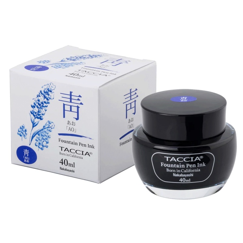 TACCIA, Ink Bottle – SUNAO-IRO AO (40mL).