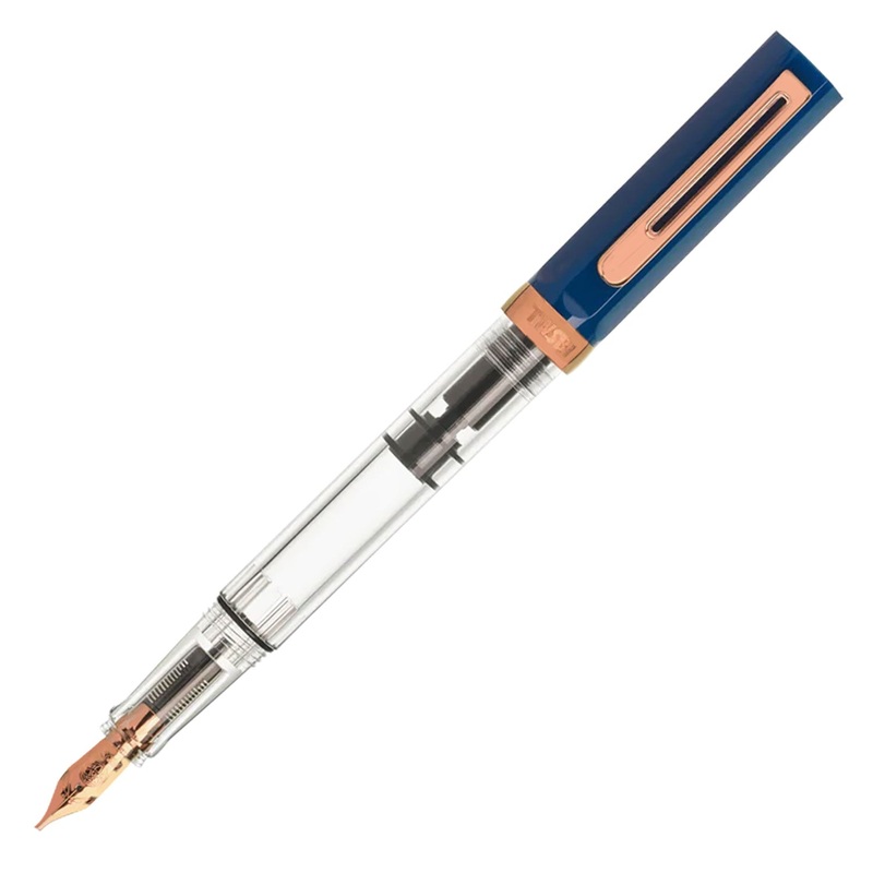 Twsbi Eco Fountain Pen – Indigo Blue & Bronze Trim Extra Fine
