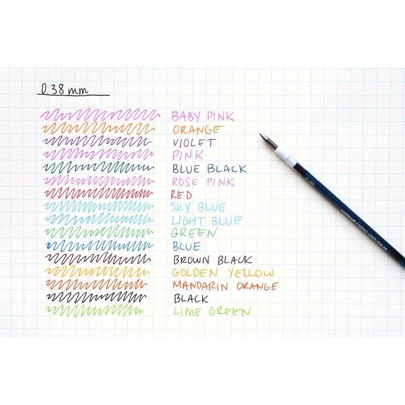 Uni Style Fit Gel Multi Pen Refill – 0.38mm Baby Pink