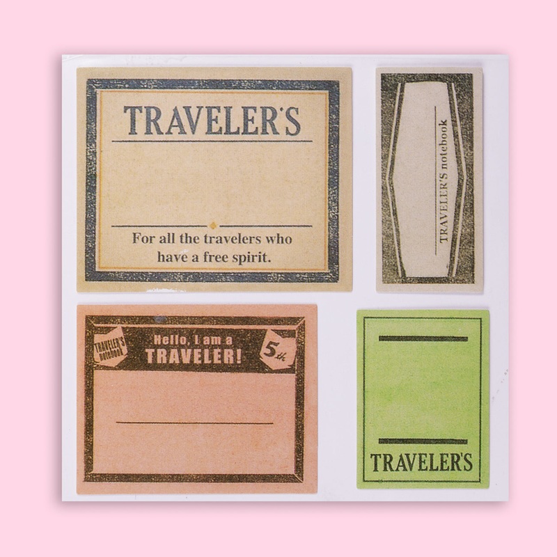Vintage Stamps Decorative Stickers – Label