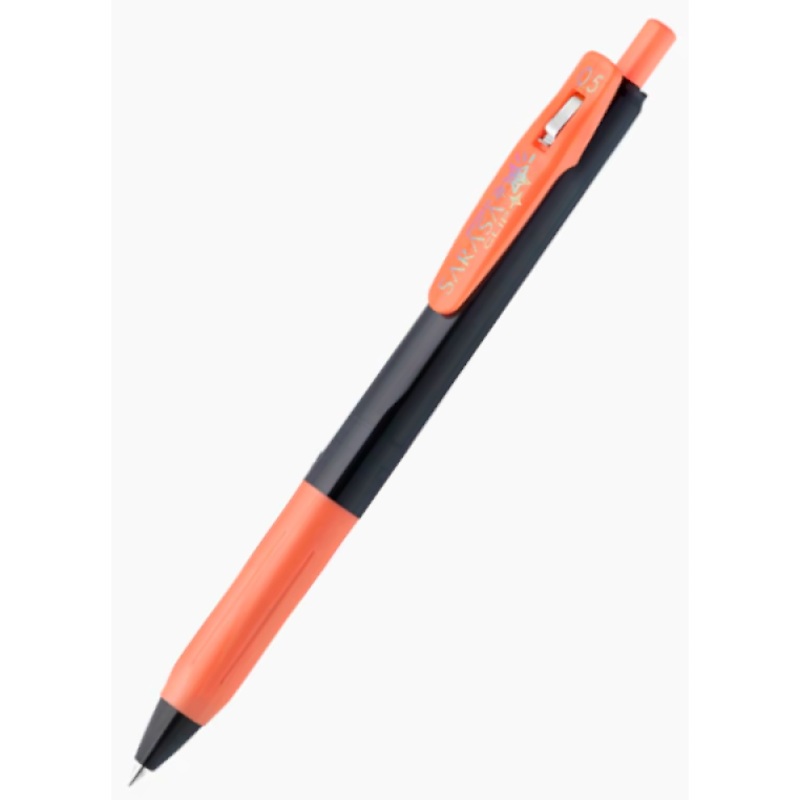 Zebra Sarasa Clip Gel 0.5mm Orange Rollerball Pen