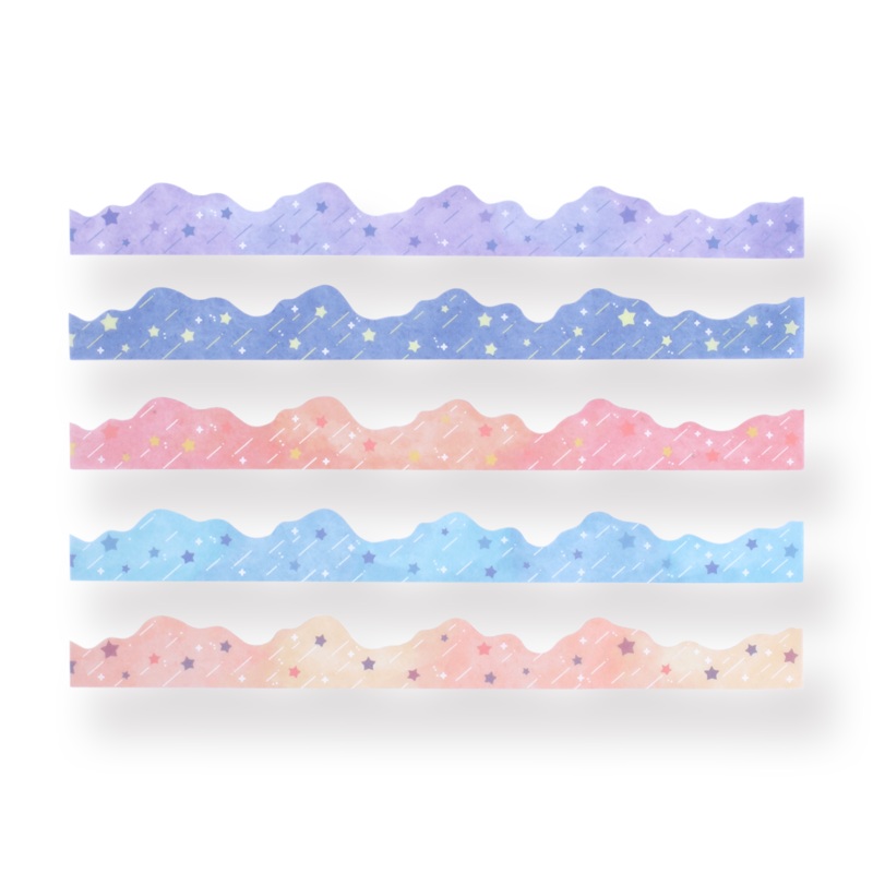 Colorful Decorative Sticker – Clouds
