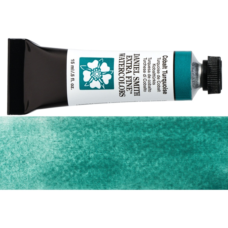 Daniel Smith Extra Fine Watercolor, 15 mL, Cobalt Turquoise