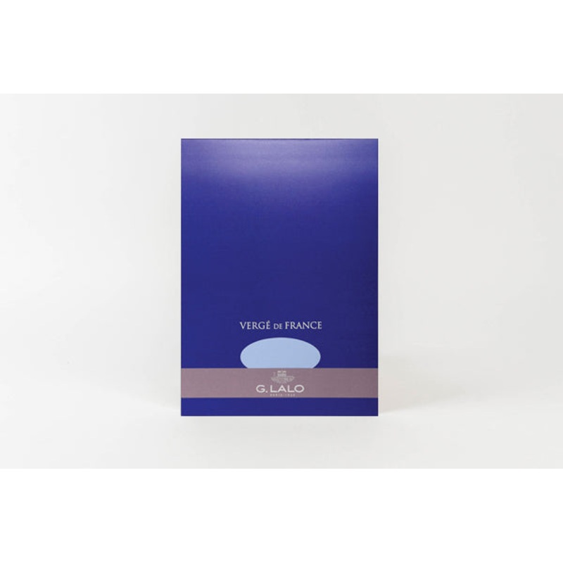 G. LALO Verg de France Writing Pad (A4) Blue
