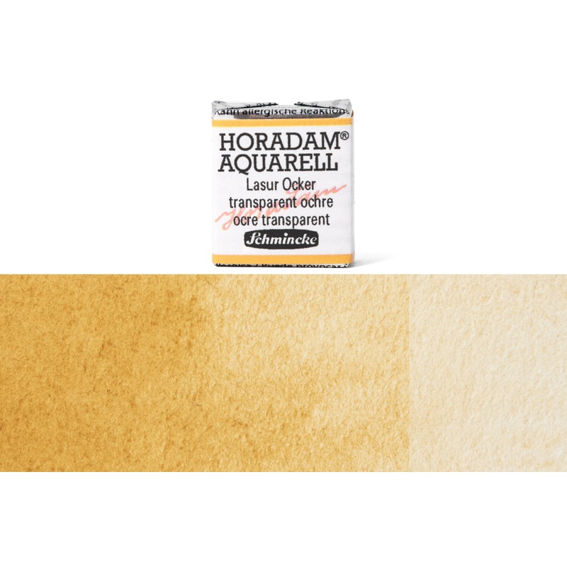 Horadam Watercolor Half Pan, #657 Transparent Ochre