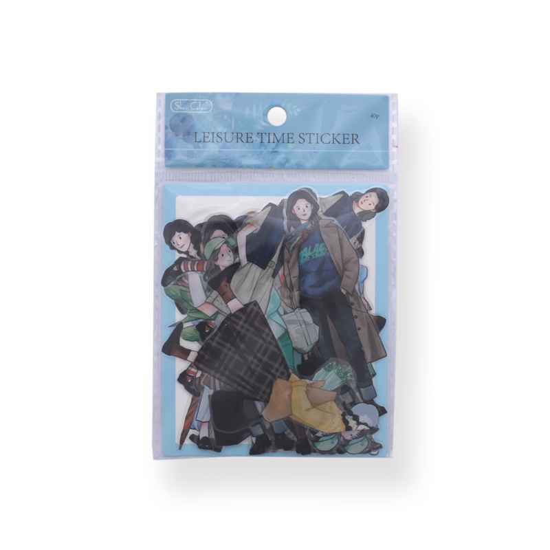 Leisure Time Sticker – Clear Sumer Skies Edition – Pack of 20