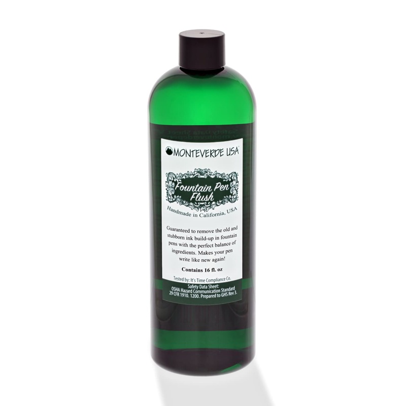 Monteverde Fountain Pen Flush to Clean Stubborn Build-Up – 16 oz