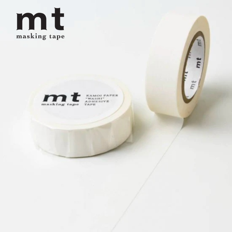 MT Basic Washi Tape Matte White 7m