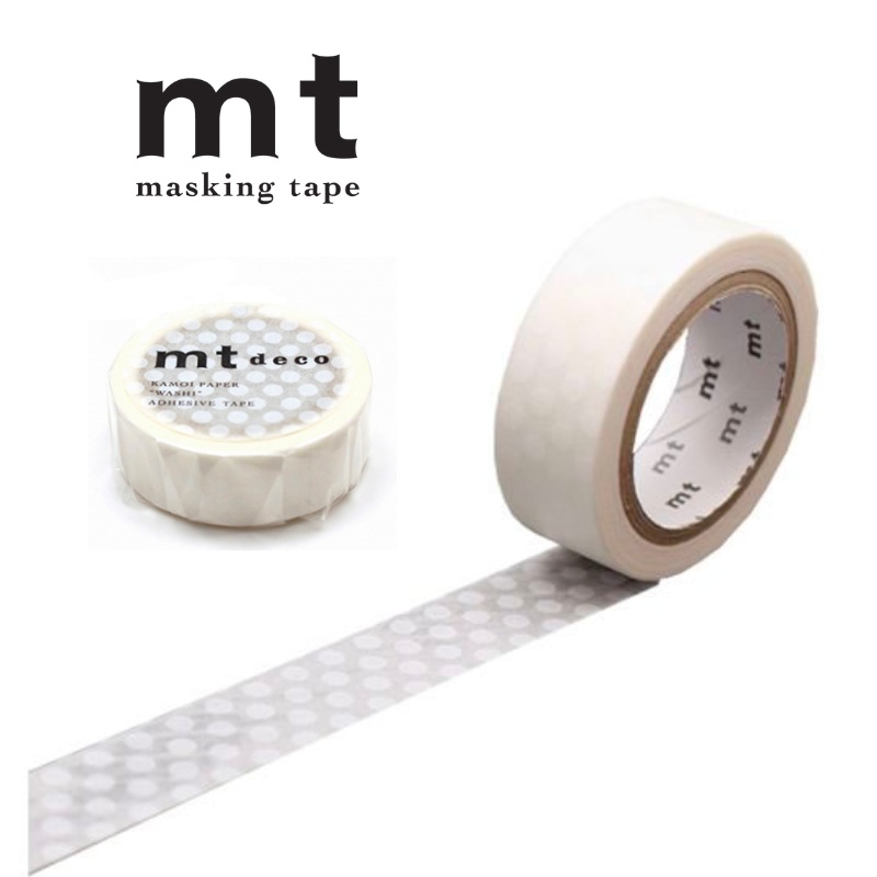 MT Deco Washi Tape – Dot White