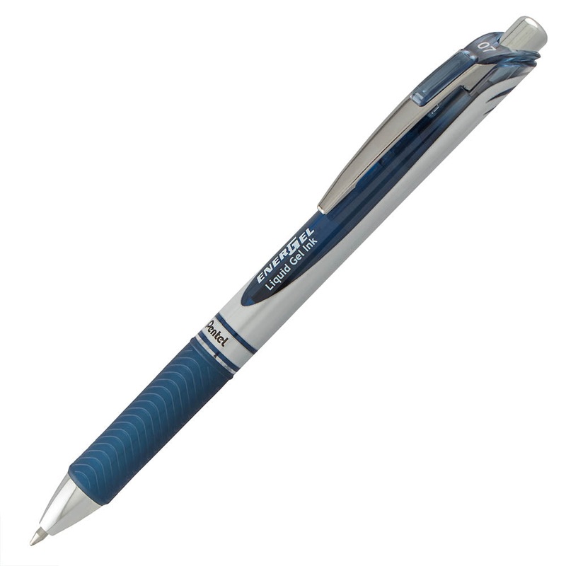 Pentel EnerGel Gel Roller, Navy Blue – 0.7 mm