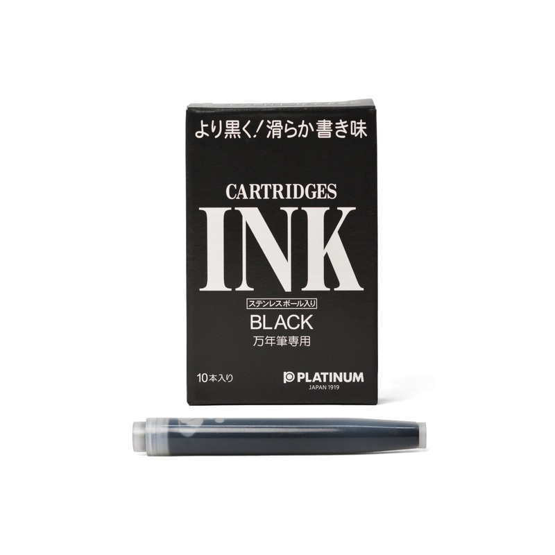 Platinum Black Ink Cartridges, Box of 10