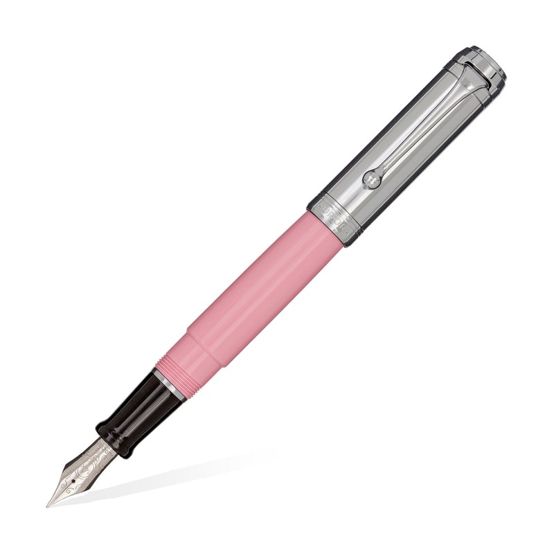 Aurora Talentum Fountain Pen – Chrome Rose Extra Fine
