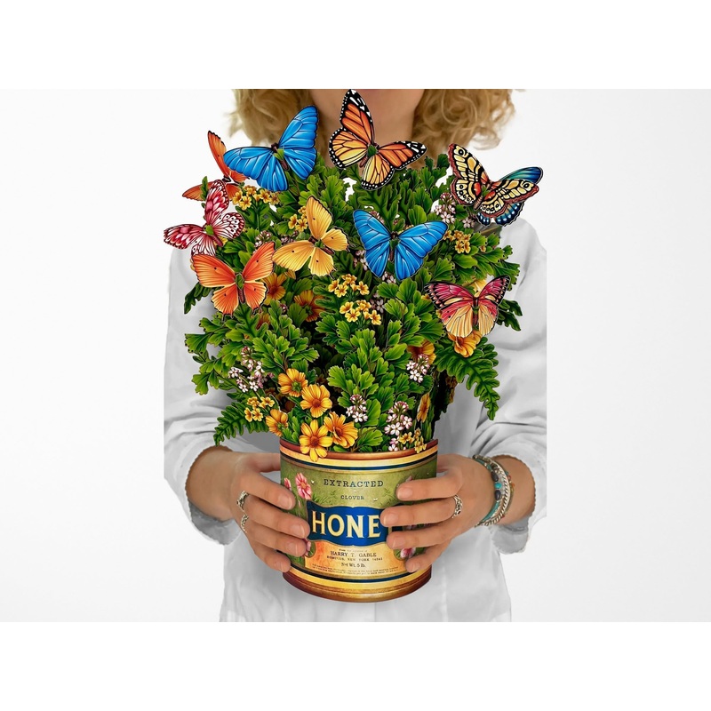 Butterflies and Buttercups Pop Up Greeting Bouquet