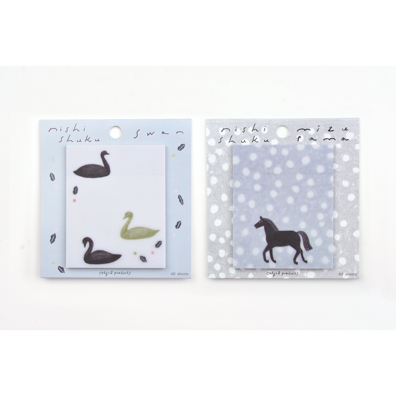 Cozyca – Nishi Shuku Sticky Notes Swan