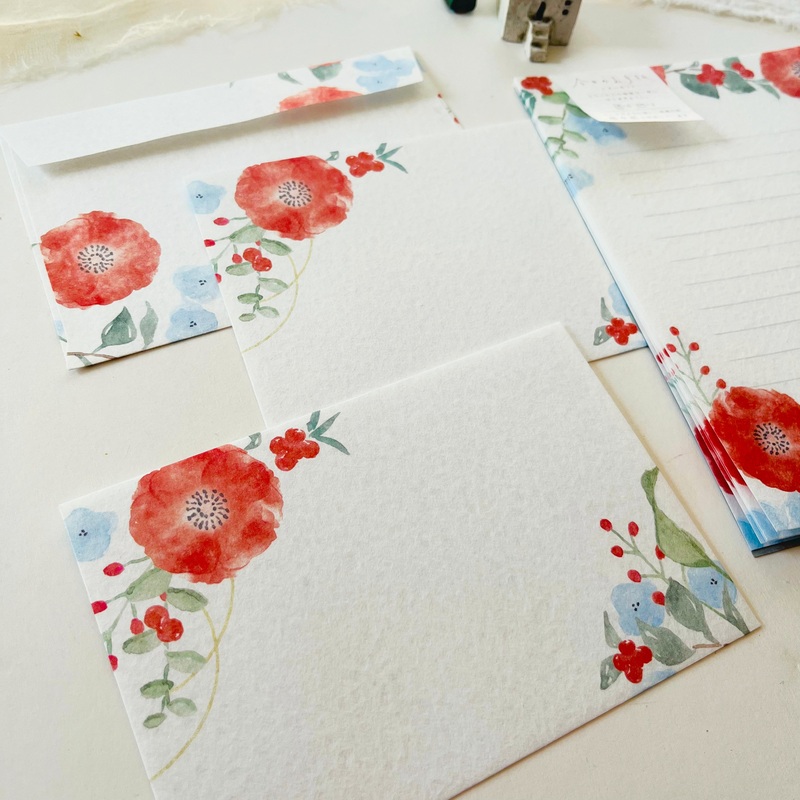 Furukawa Paper Shiko Letterset – Snow Flowers