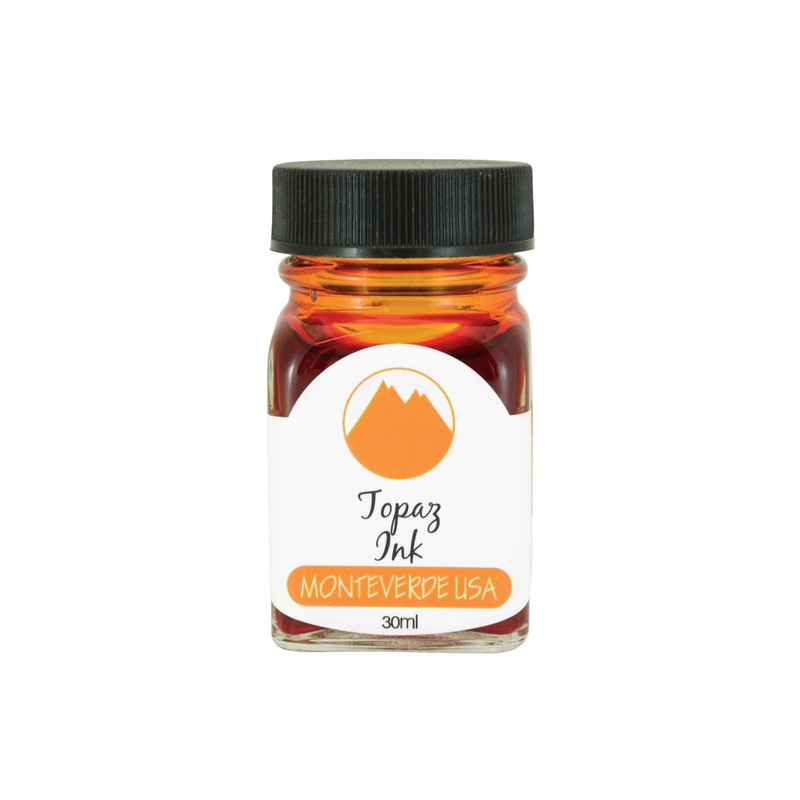 Monteverde Gemstone Topaz Ink Bottle, Orange – 30ml