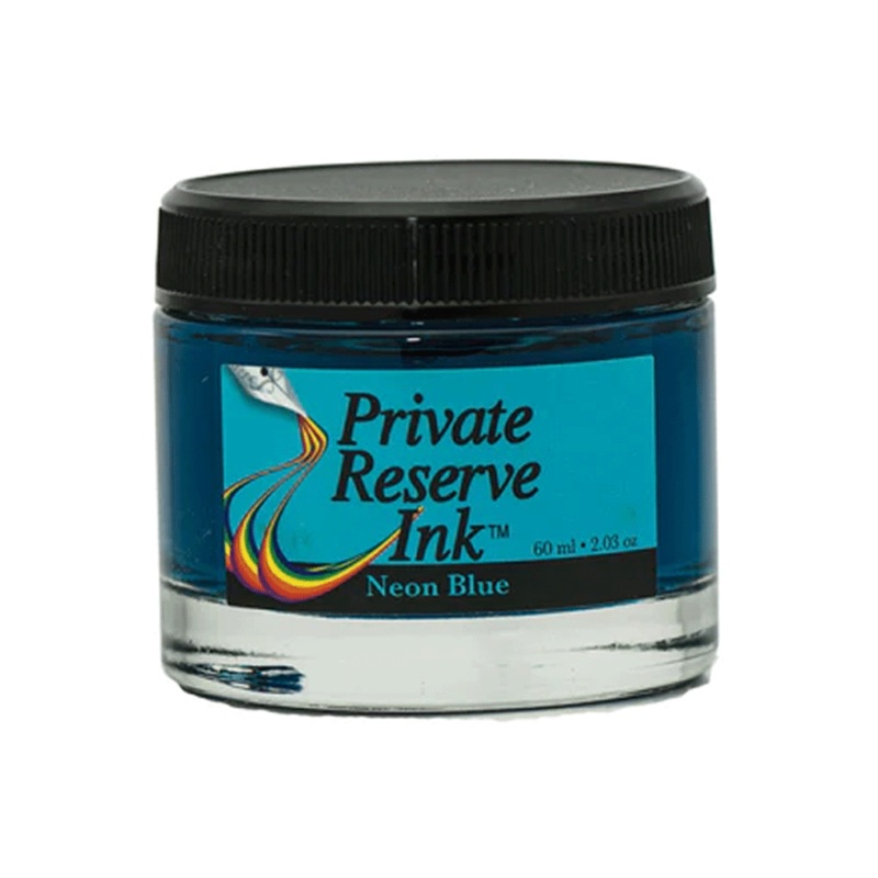 PRIVATE RESERVE, Ink Bottle – NEON Inks BLUE (60mL).