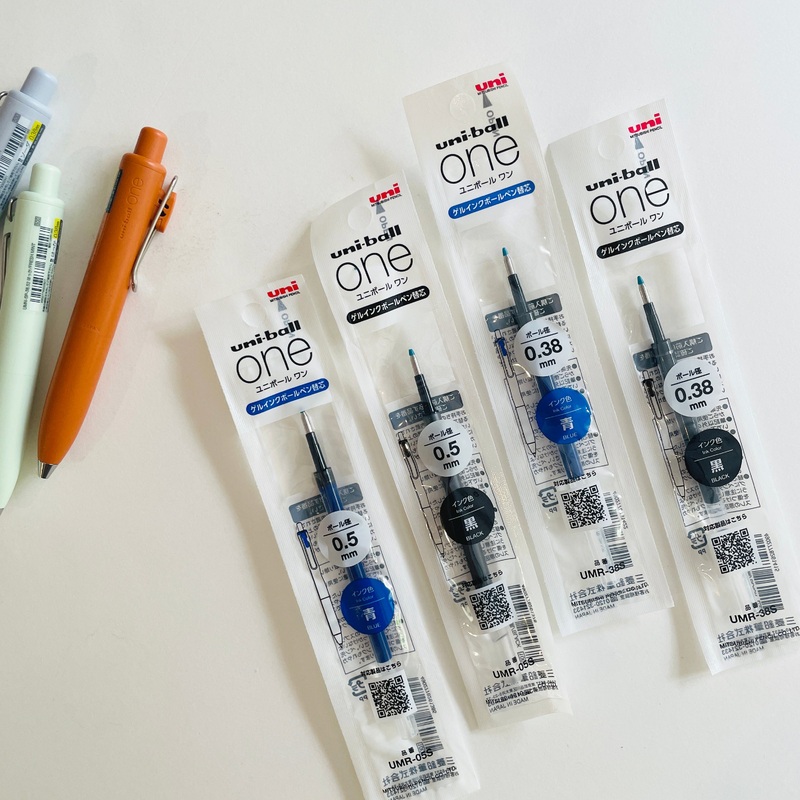 Uni-ball One P Gel Pen Ink Refill 0.38mm Blue