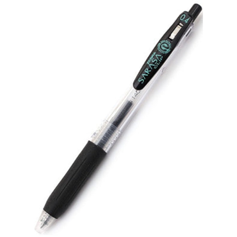 Zebra Sarasa Clip Gel 0.4mm Black Rollerball Pen