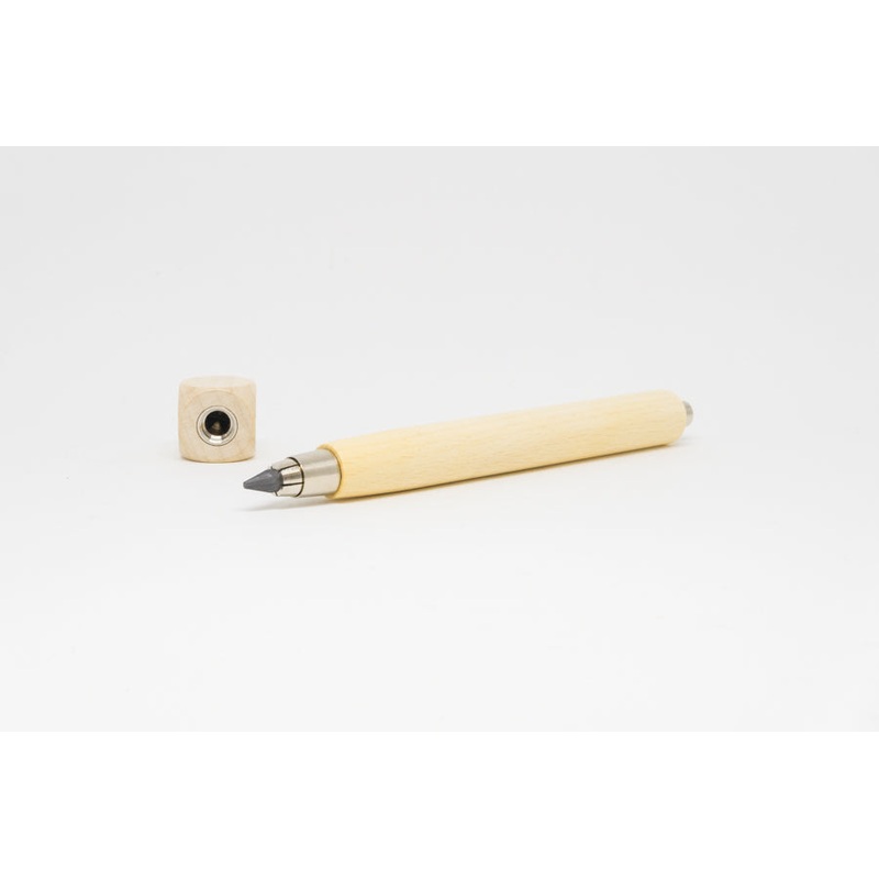 e+m HOLZPRODUKTE Workman Sketching Pencil & Sharpener Gift Set – Natural 5.5mm