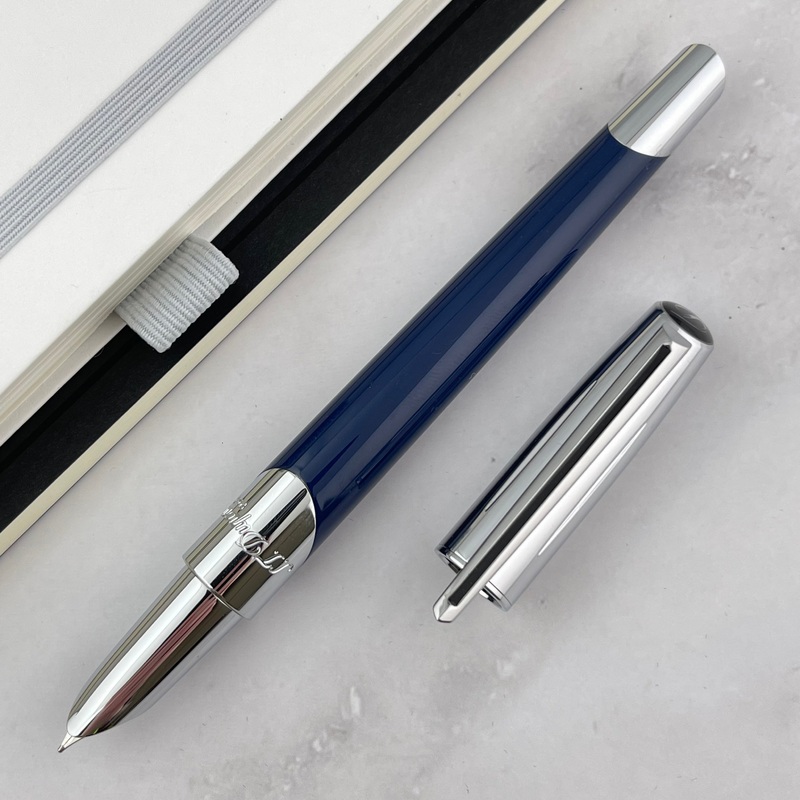 S.T. Dupont Defi Millennium Fountain Pen – Blue Navy Medium