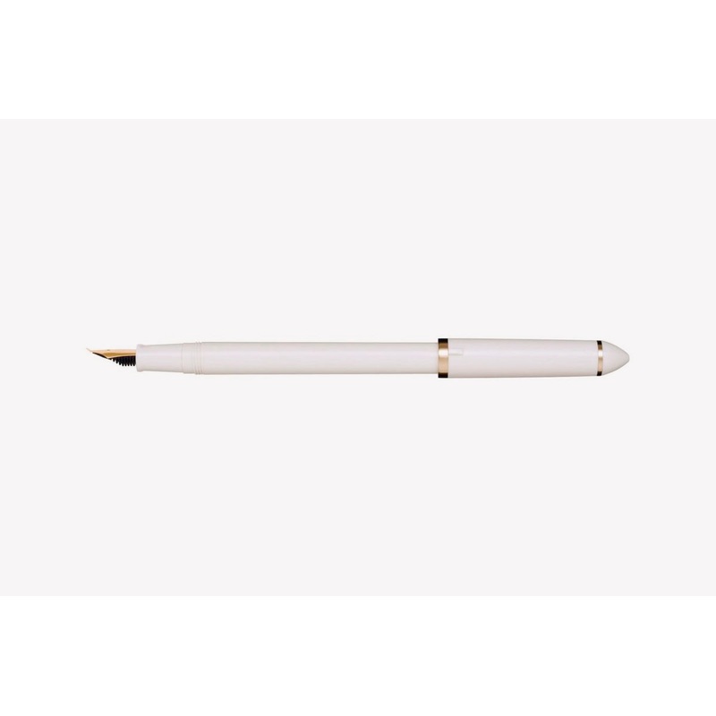 SAILOR Fude De Mannen Fountain Pen – White