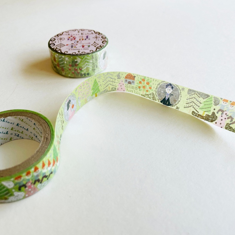 Shinzi Katoh Foil Washi Tape – Snow White