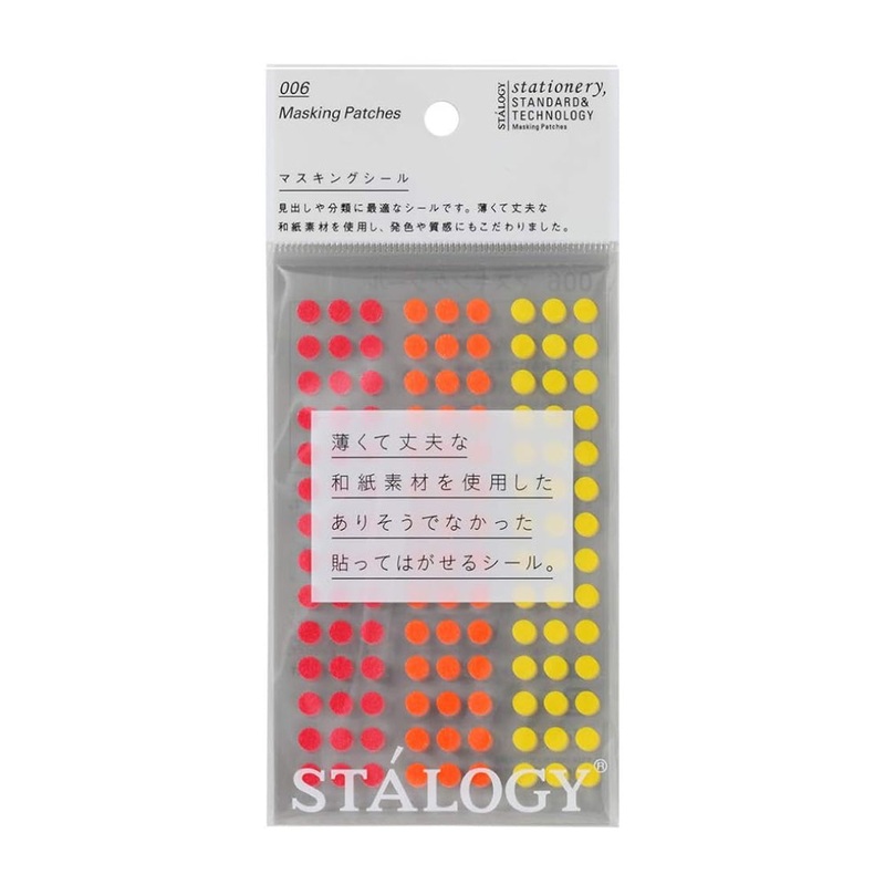 Stalogy Washi Tape Round Dots, 5mm – Fine