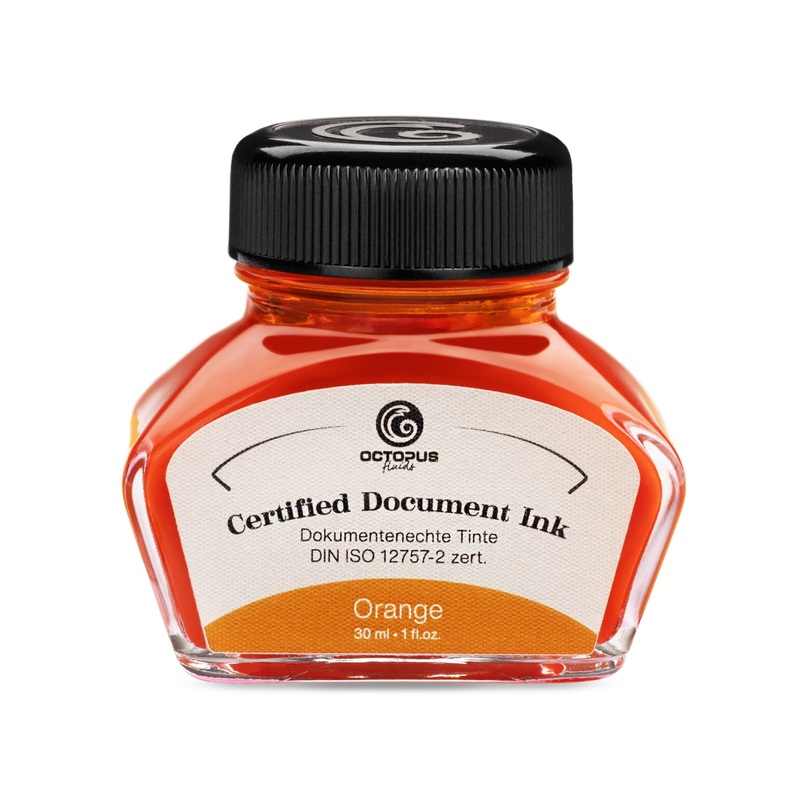 Document Ink Orange 4ml Sample