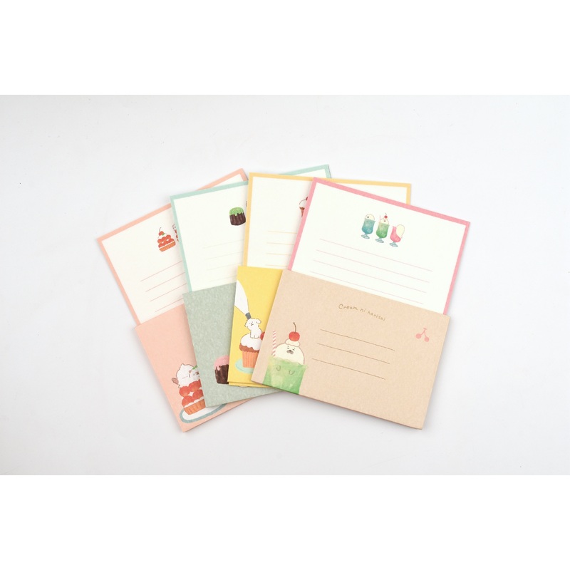 Furukawa Paper Letterset – Sweets Animal Workshop – Cream Bird