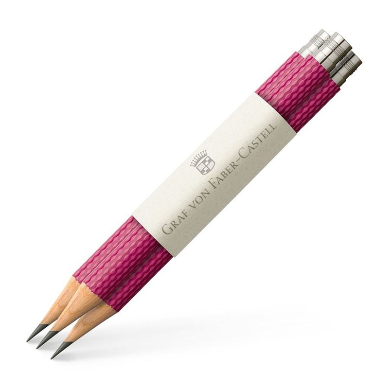 Graf von Faber-Castell Spare pencils for Perfect Pencil, Electric Pink – Set of 3