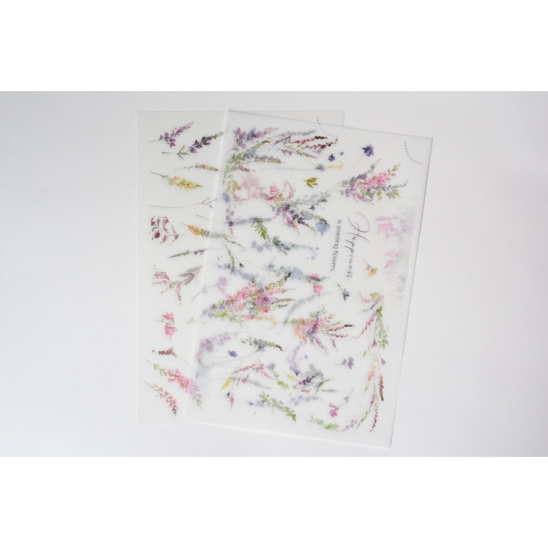 MU Print-On Stickers – Happiness is Smelling Flowers – #147
