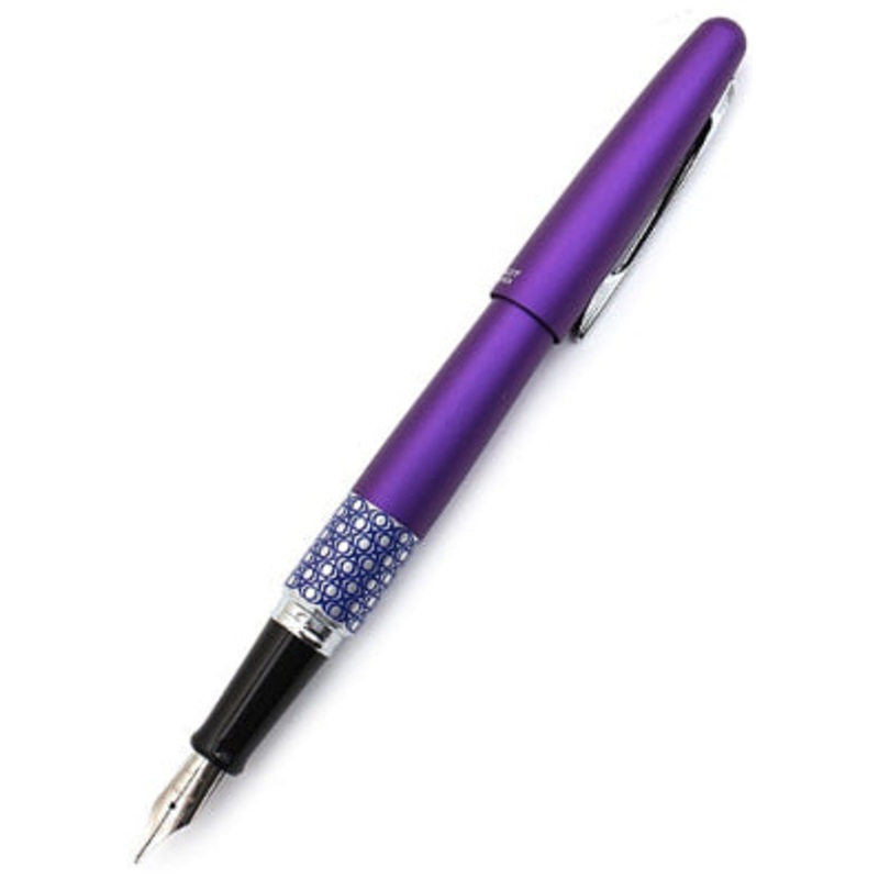 Pilot Metropolitan MR3 Ellipse Violet Italic Stub Fountain Pen