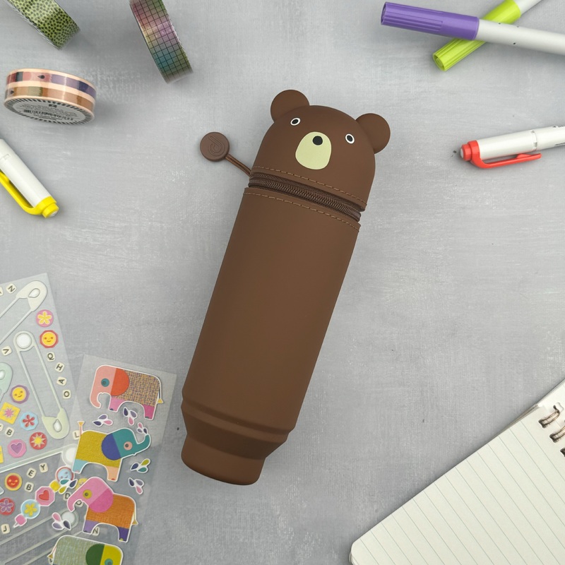 PuniLabo Stand Up Pen Case – Bear