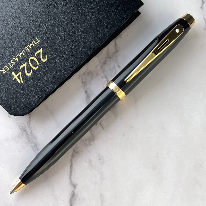 Sheaffer 100 Ballpoint Pen – Black w/ Gold