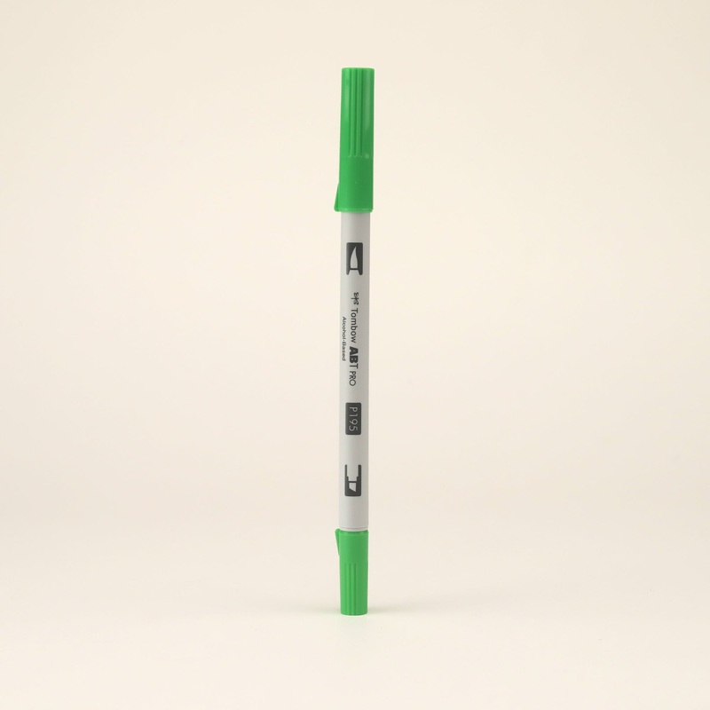 Tombow ABT PRO Alcohol-Based Art Marker – Light Green – P195