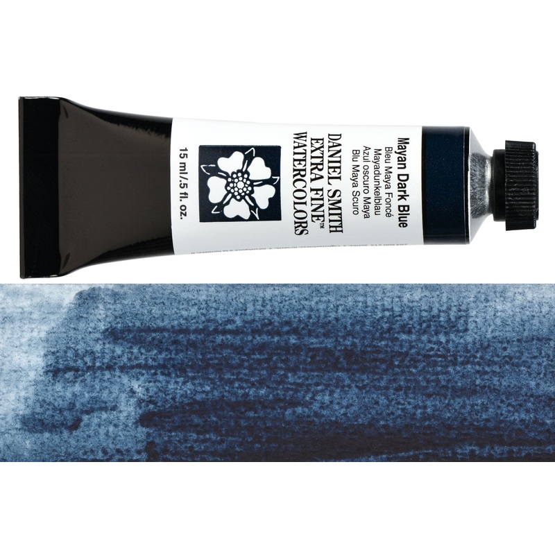 Daniel Smith Extra Fine Watercolor, 15 mL, Mayan Dark Blue