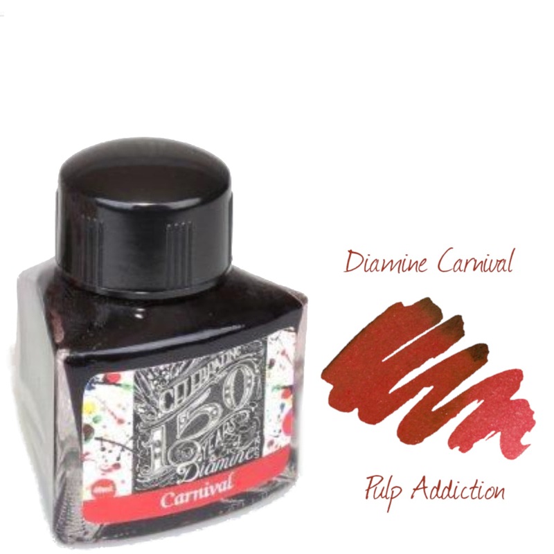 Diamine 150th Anniversary Fountain Pen Ink – Carnival 40ml Bottle
