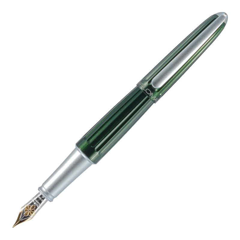 Diplomat Aero 14K Gold Fountain Pen – Evergreen CT Extra Fine