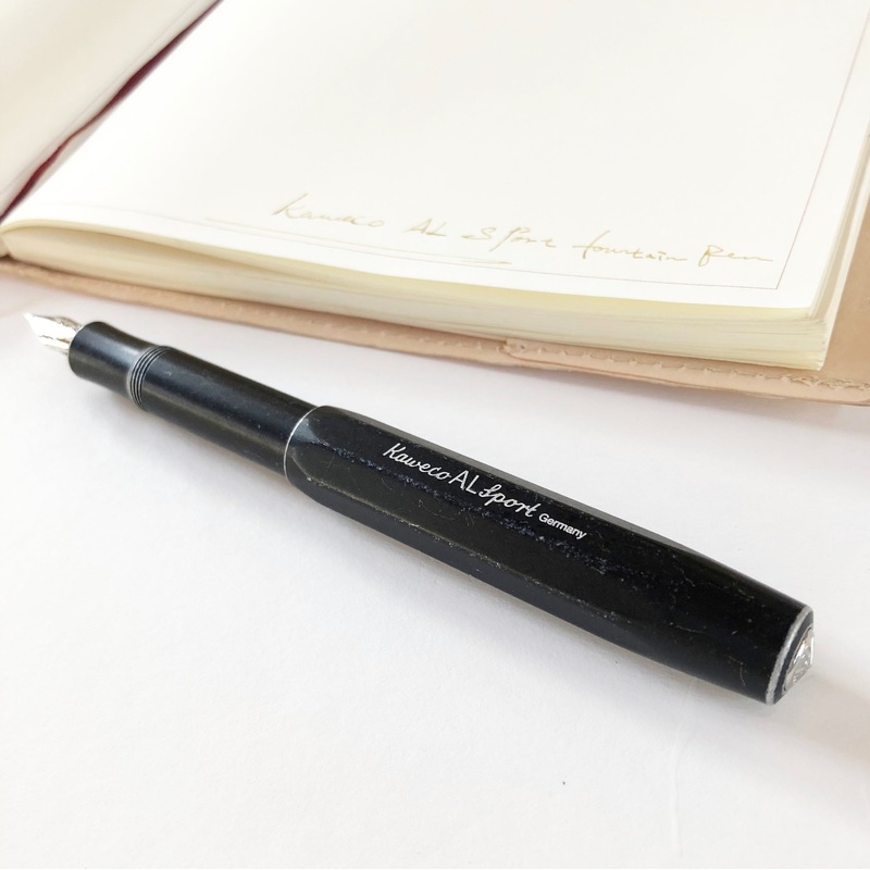 Kaweco AL Sport Stonewashed Fountain Pen – Black(Fine Nib)