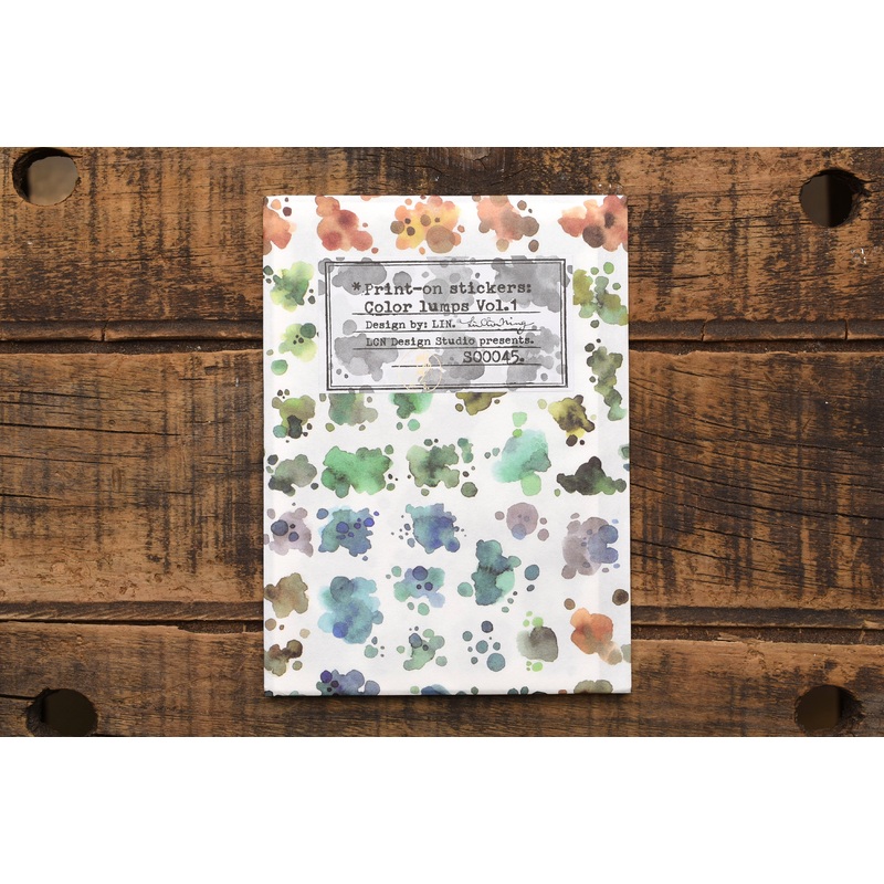LCN Print On Stickers – Color Lumps Vol. 1