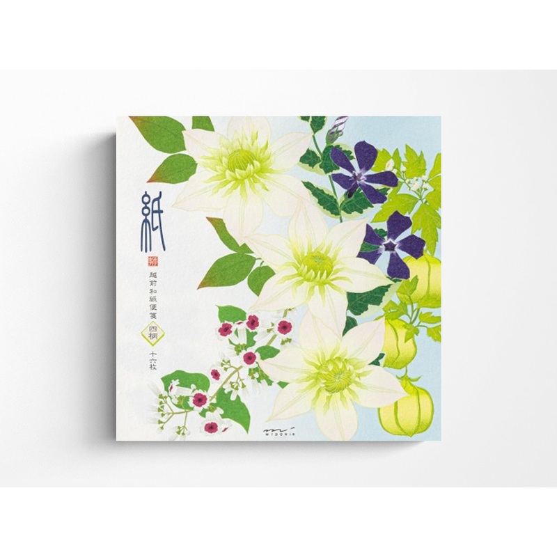 Midori Seasonal Letter Pad – 169 Summer Flowers 4 Designs