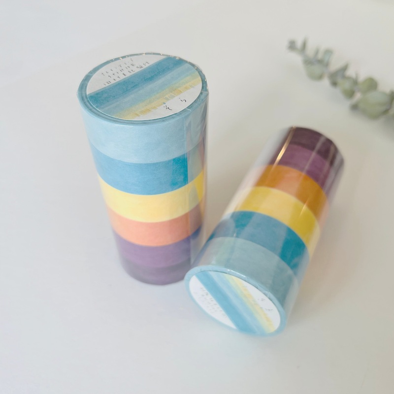 Miki Tamura 6 Tones Washi Tape Set – Sora