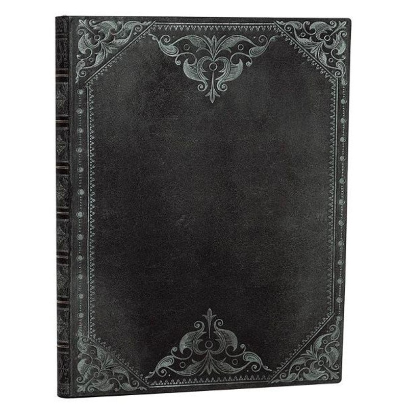 Paperblanks Midnight Rebel Bold FLEXI Midi Blank Notebook – 240 Pages
